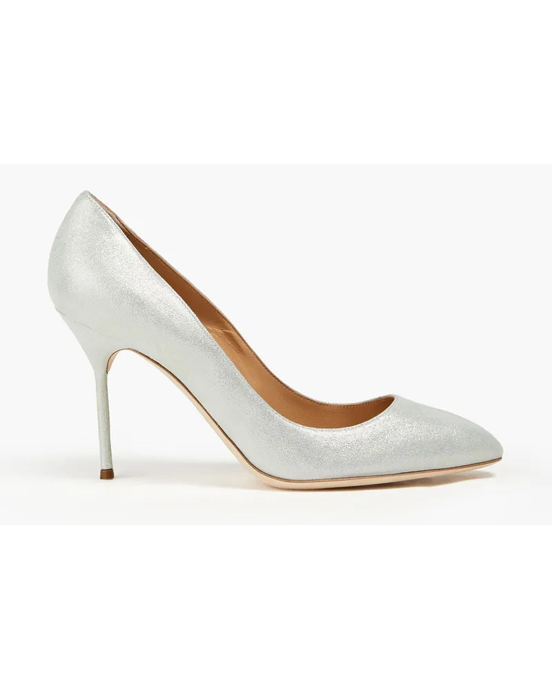 Sergio Rossi Pumps aus -Veloursleder Metallic