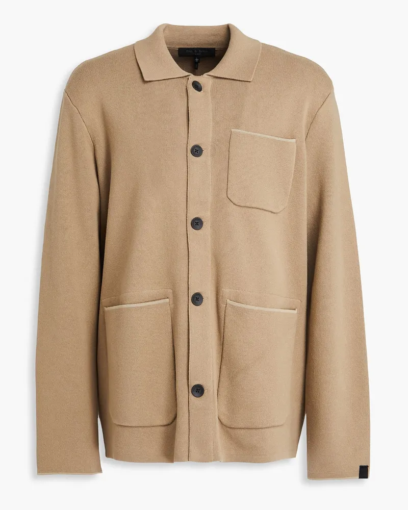 Rag & Bone Jayden Cardigan aus Baumwolle Neutral