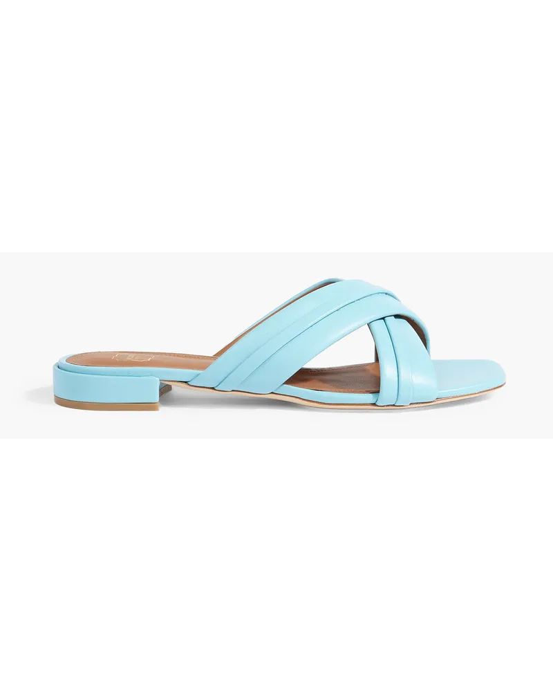 Malone Souliers Gavi 10 Sandalen aus Leder Blau