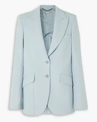 Stella McCartney Blazer aus Twill Blau