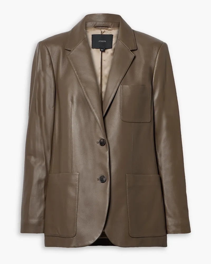 Joseph Jacques Blazer aus Leder Neutral