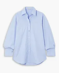 Stella McCartney Oversized-Hemd aus Baumwollpopeline Blau