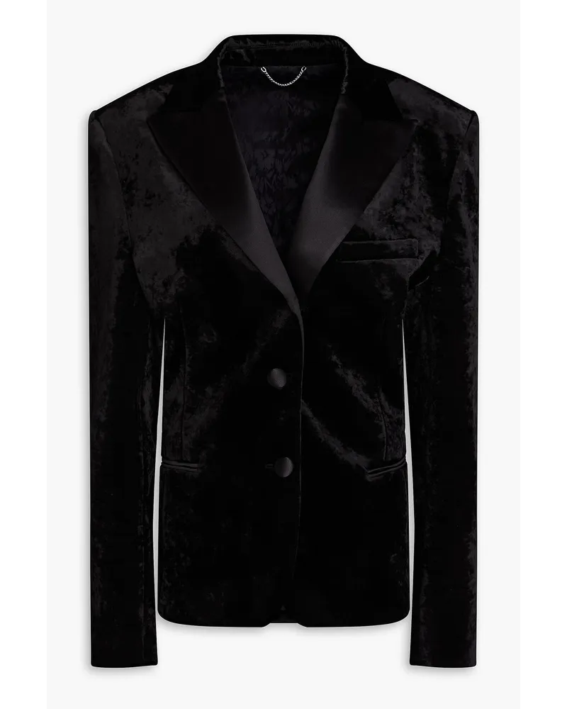 Magda Butrym Blazer aus Samt Schwarz