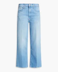 Mother Rambler hoch sitzende Jeans mit weitem Bein Blau