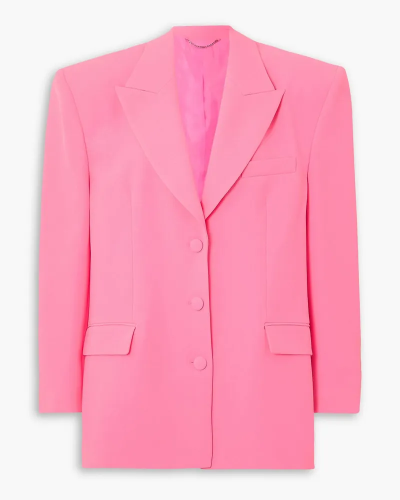 Magda Butrym Oversized-Blazer aus Crêpe aus einer Seidenmischung Pink