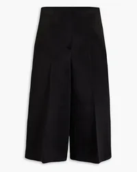 Theory Culottes aus glänzendem Twill Schwarz