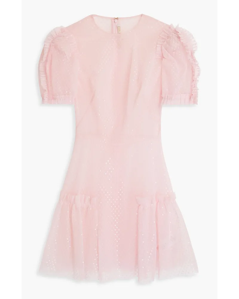 The Vampire's Wife The Fairy Goddess embellished tulle mini dress Pink