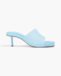 Jacquemus Argilla Mules aus Veloursleder Blau