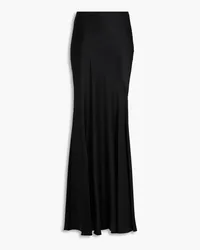 Alberta Ferretti Maxirock aus Crêpe-Satin Schwarz