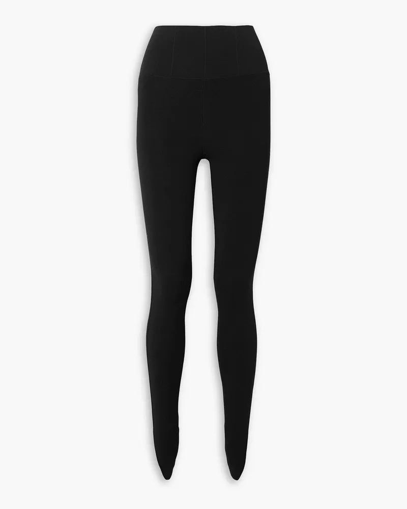 GALVAN Venus Leggings aus Stretch-Strick Schwarz