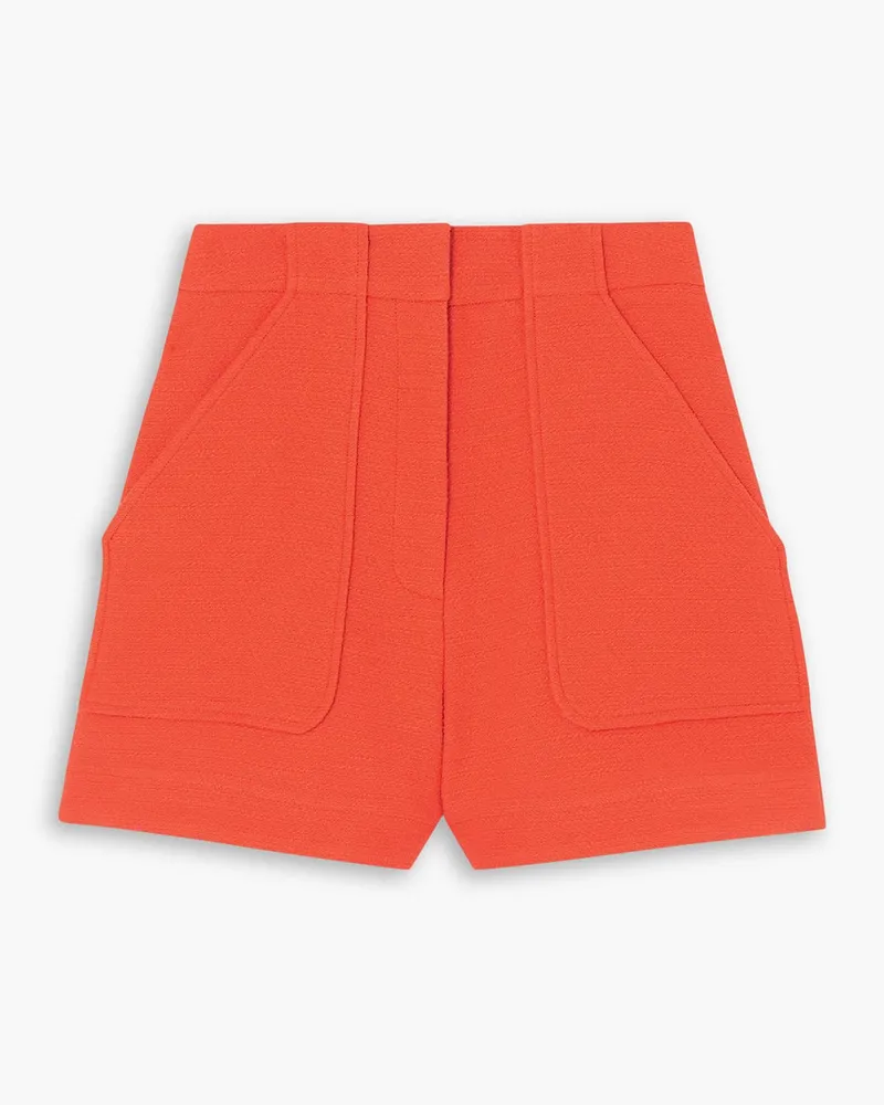 Lisa Marie Fernandez Tennis Shorts aus Bouclé aus einer Baumwollmischung Rot