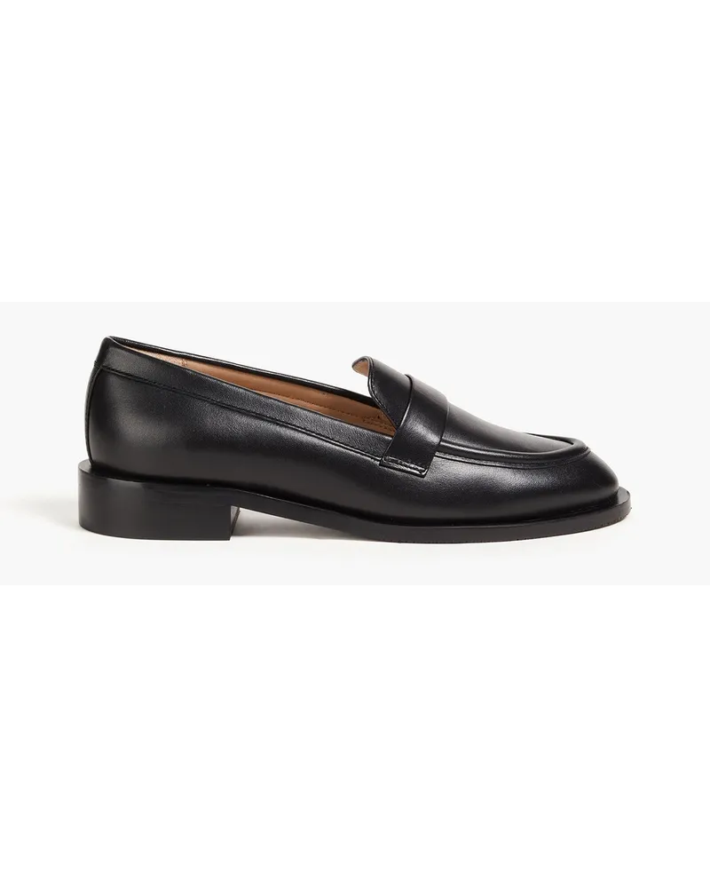 Stuart Weitzman Palmer Loafers aus Leder Schwarz