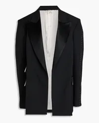 Peter Do Blazer aus Twill Schwarz