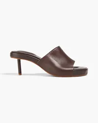 Jacquemus Argilla Mules aus Leder Braun