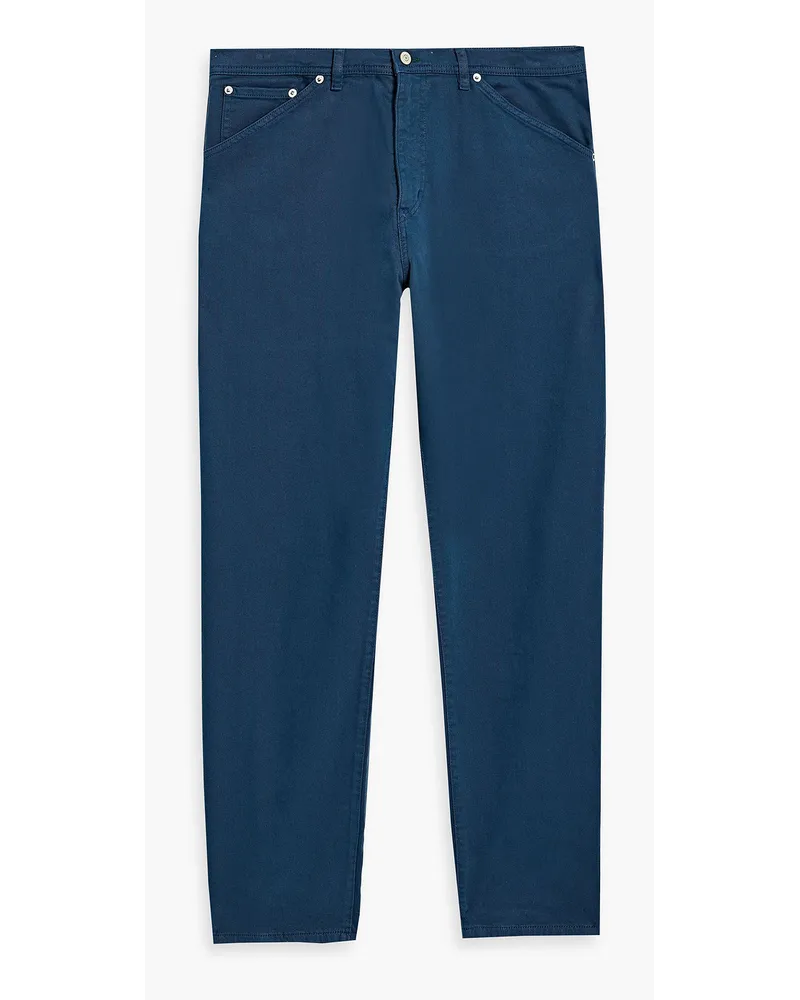 Paul Smith Chinohose aus Twill aus einer Baumwollmischung Blau