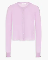 Tory Burch Cardigan aus einer Mohairmischung Lila