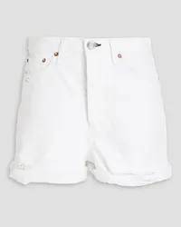 Rag & Bone Maya Jeansshorts inDistressed-Optik Weiß