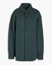 Alexander Wang Jacke aus Baumwollfrottee Grün