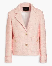 Maje Jacke aus meliertem Tweed Pink