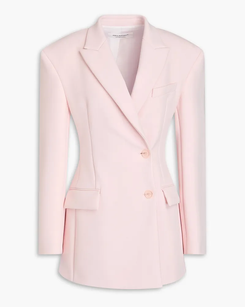 Philosophy Di Lorenzo Serafini Doppelreihiger Blazer aus Ponte Pink