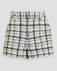 Alice + Olivia Alice OliviaPaula Shorts aus Tweed mit Karomuster Weiß