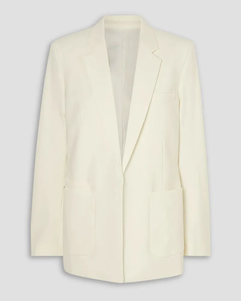 Helmut Lang Blazer aus Twill Weiß