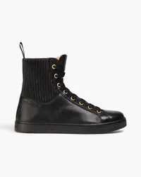 Gianvito Rossi High-Top-Sneakers aus Leder Schwarz