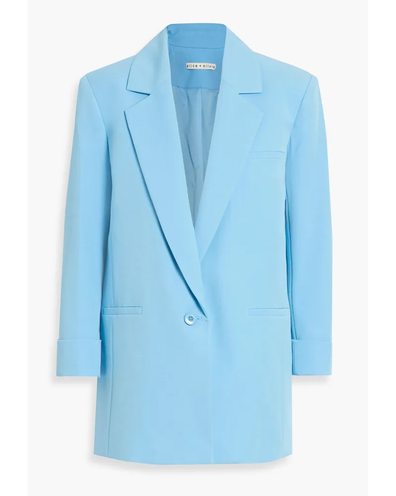 Alice + Olivia Alice OliviaShan Blazer aus Crêpe Blau