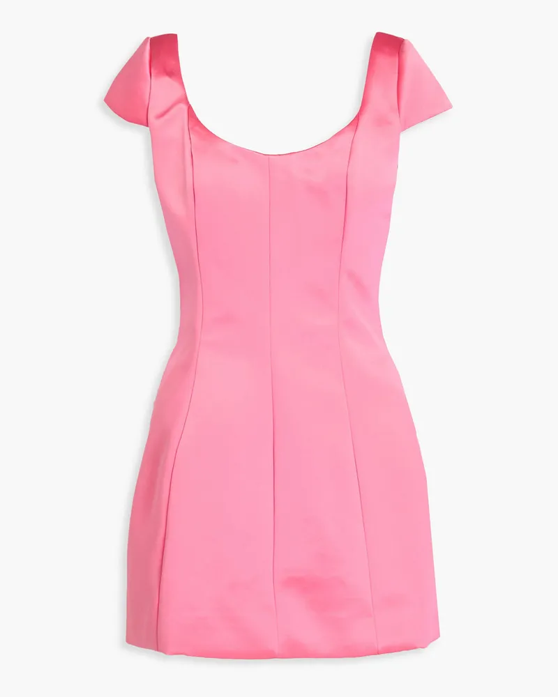 NICHOLAS Madeline Minikleid aus Satin Pink