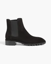 Stuart Weitzman Laine Chelsea-Boots aus Veloursleder Schwarz