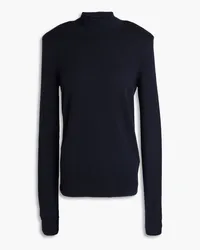 Giorgio Armani Rollkragenpullover aus Wolle Blau