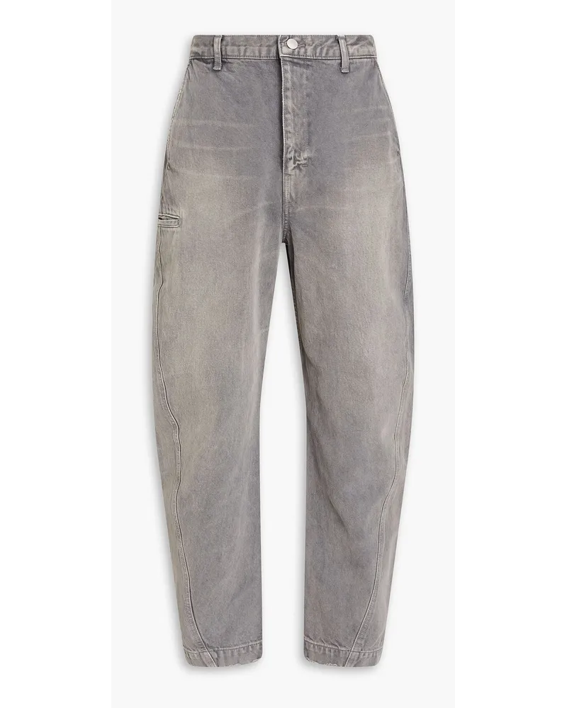 John Elliott + Co Sendai Karottenjeans aus ausgewaschenem Denim Grau