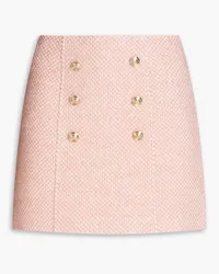 Maje Minirock aus Tweed Pink