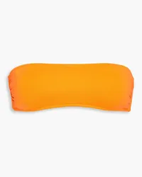 Melissa Odabash Trieste gerafftes Bandeau-Bikini-Oberteil Orange