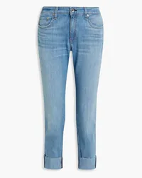 Rag & Bone Dre Boyfriend-Jeans Blau