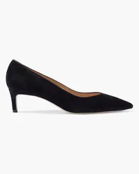 Stuart Weitzman Anny Pumps aus Veloursleder Schwarz