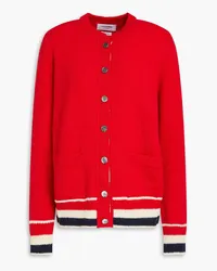 Thom Browne Cardigan aus Wolle Rot