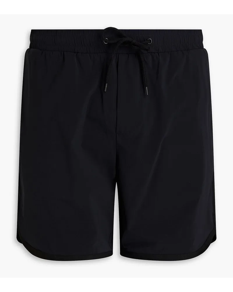 James Perse mittellange Badeshorts Schwarz