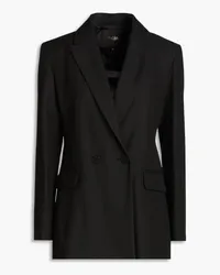 Maje Blazer aus Twill Schwarz