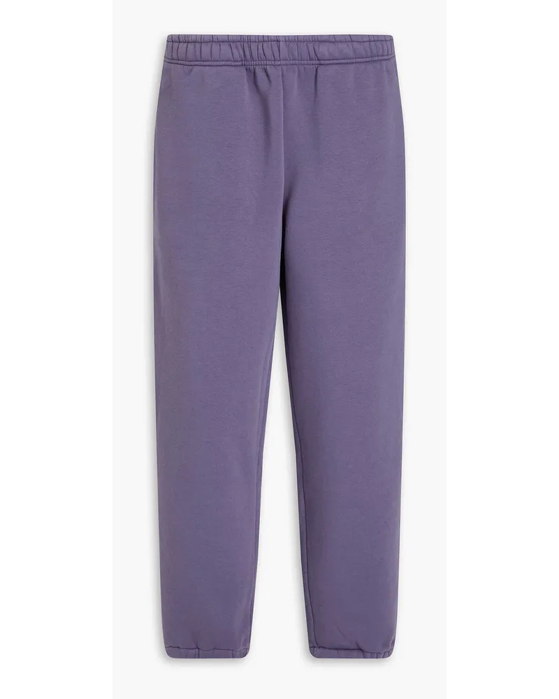 Acne Studios Sporthose aus Fleece aus einer Baumwollmischung Lila