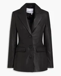 ROTATE Birger Christensen Blazer aus Leder Schwarz