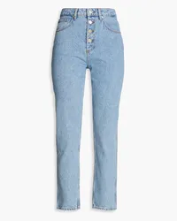 ba&sh Amber hoch sitzende Jeans mit geradem Bein Blau