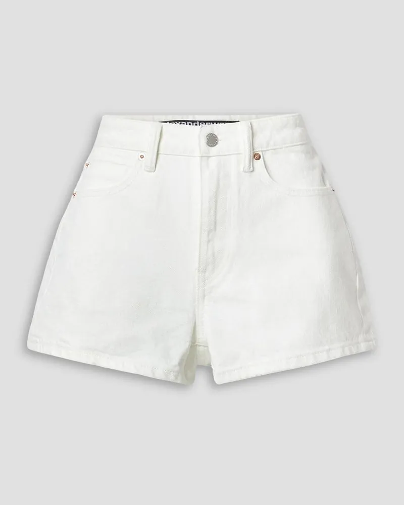 Alexander Wang Jeansshorts Weiß