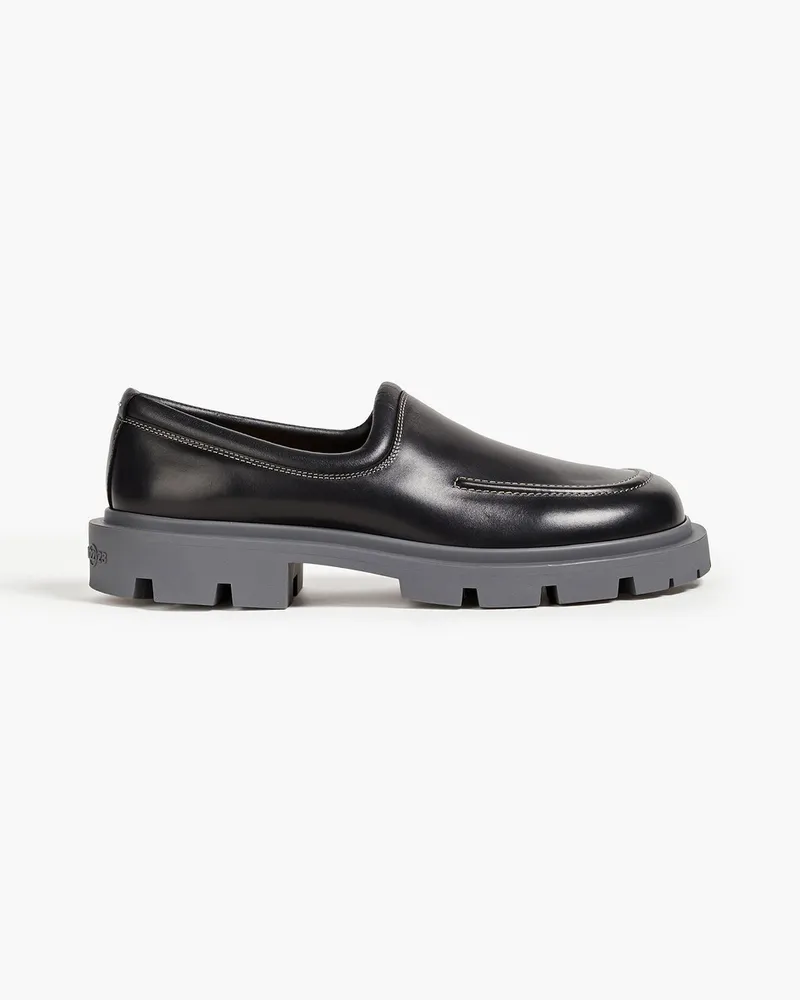 Maison Margiela Loafers aus Leder Schwarz