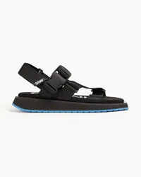 Ganni Sandalen aus Ripsband Schwarz