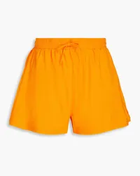 Cult Gaia Sissi Shorts aus einer Leinenmischung Gelb