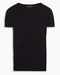 Rag & Bone Zoe T-Shirt aus Jersey Schwarz