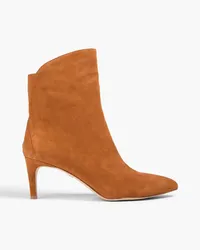 Sam Edelman Ankle Boots aus Veloursleder Braun