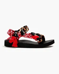 Arizona Love Trekky Sandalen aus Webstoff mit Print Animal-print