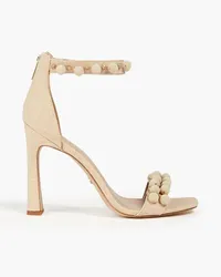 Sam Edelman Luella Sandalen aus Canvas mit Zierperlen Neutral